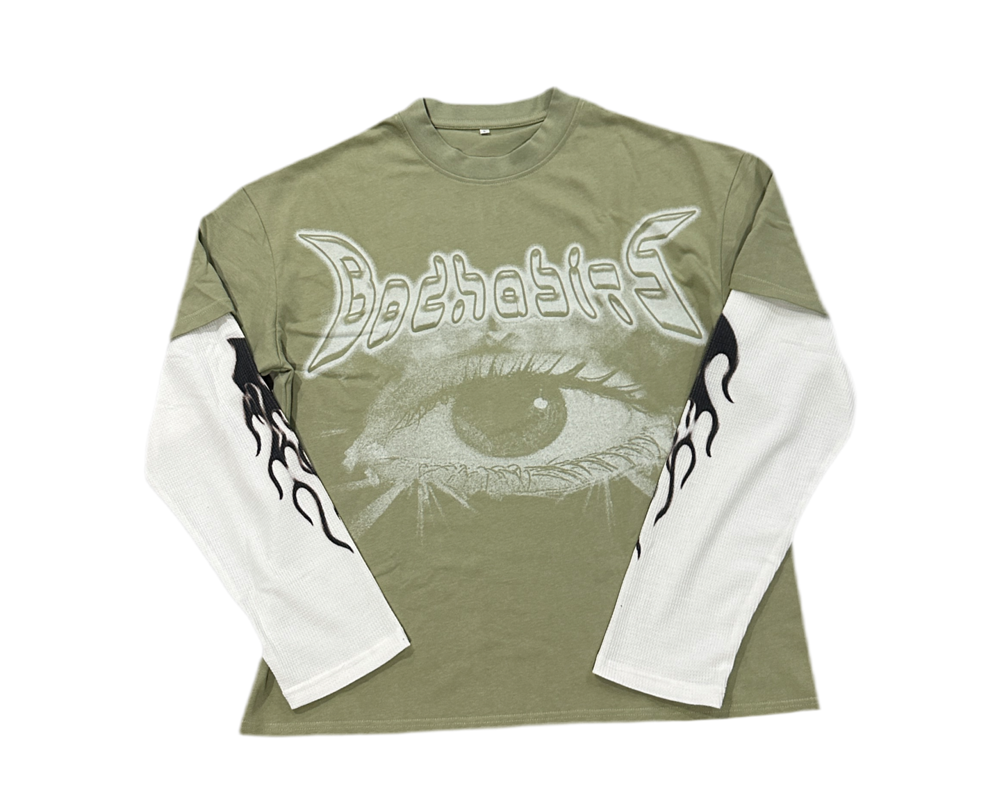Olive Green Y2K Longsleeve