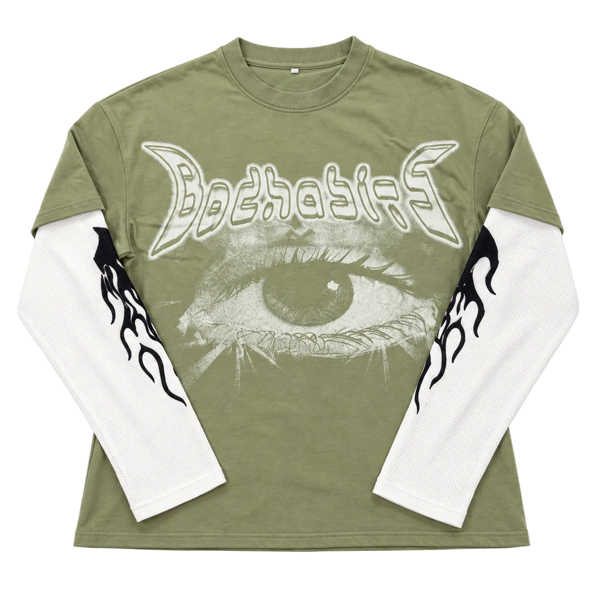 Olive Green Y2K Longsleeve